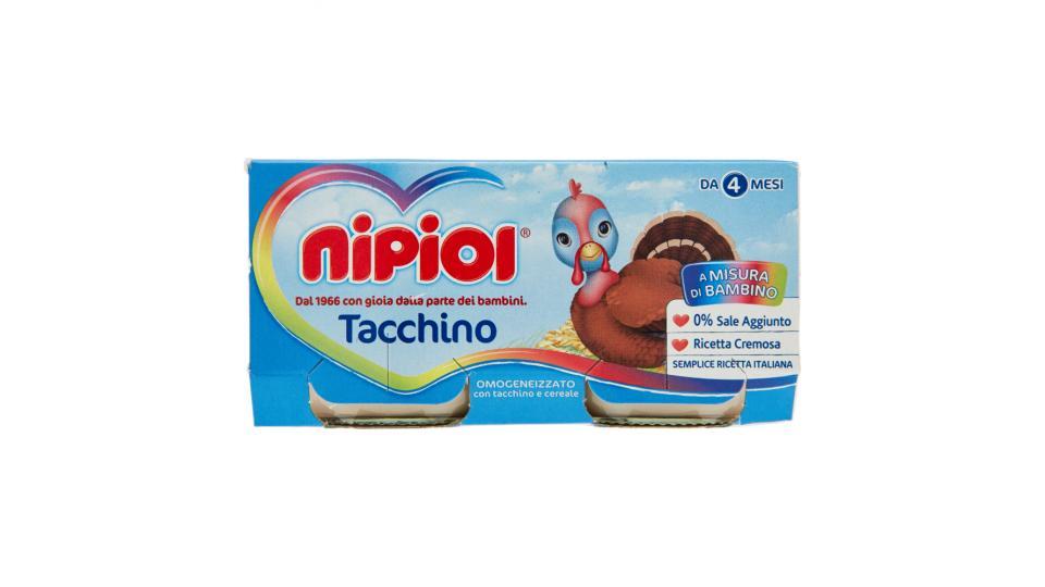 Nipiol Tacchino Omogeneizzato con tacchino e cereale