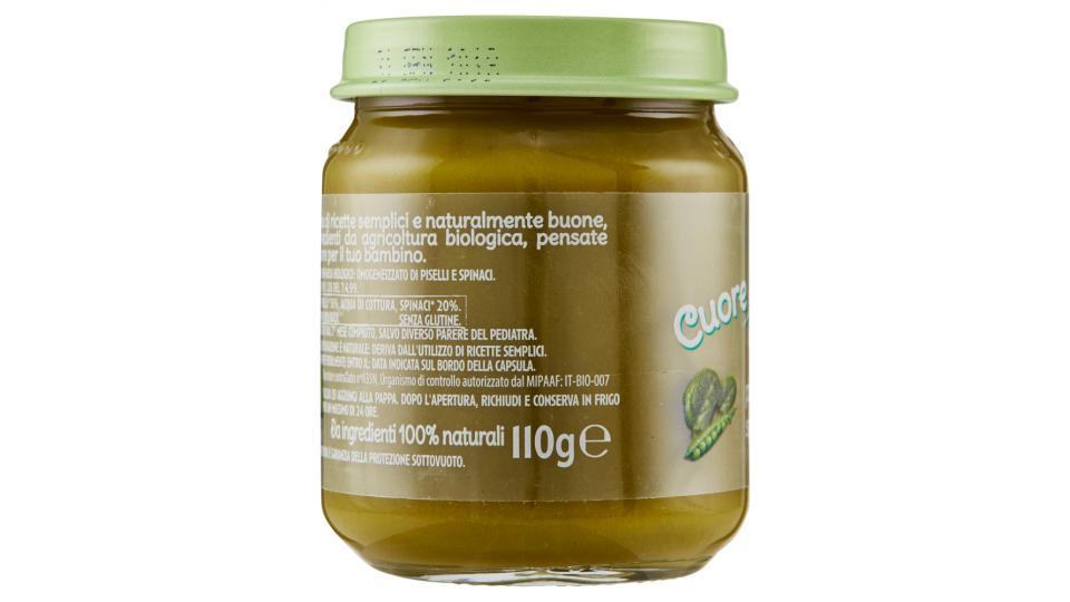 Cuore di Natura Bio piselli e spinaci