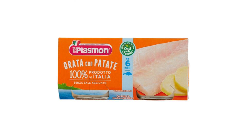 Plasmon	Orata con patate omogeneizzato