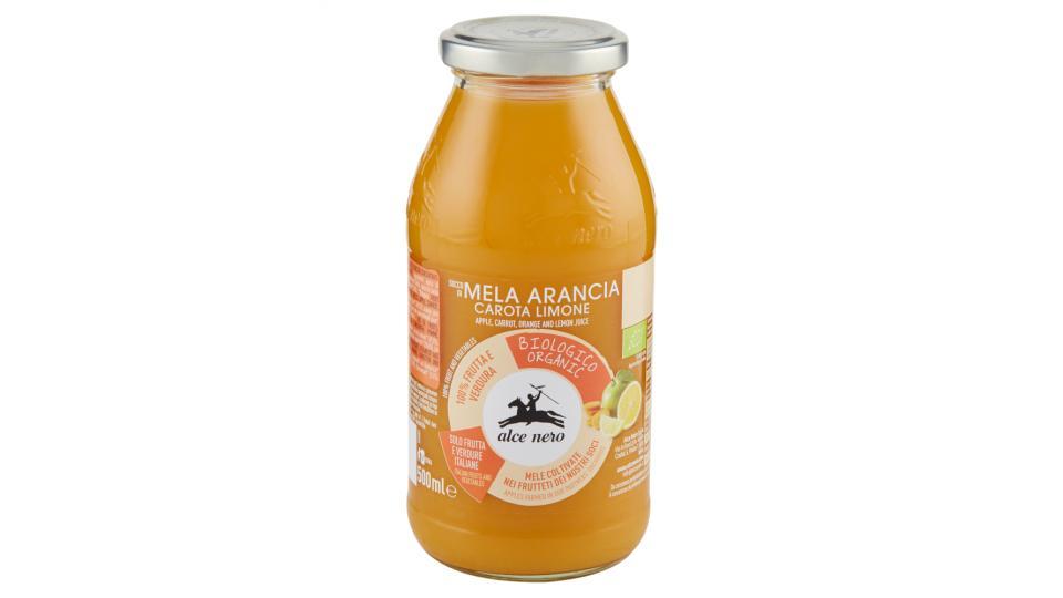 alce nero Succo di Mela Arancia Carota Limone