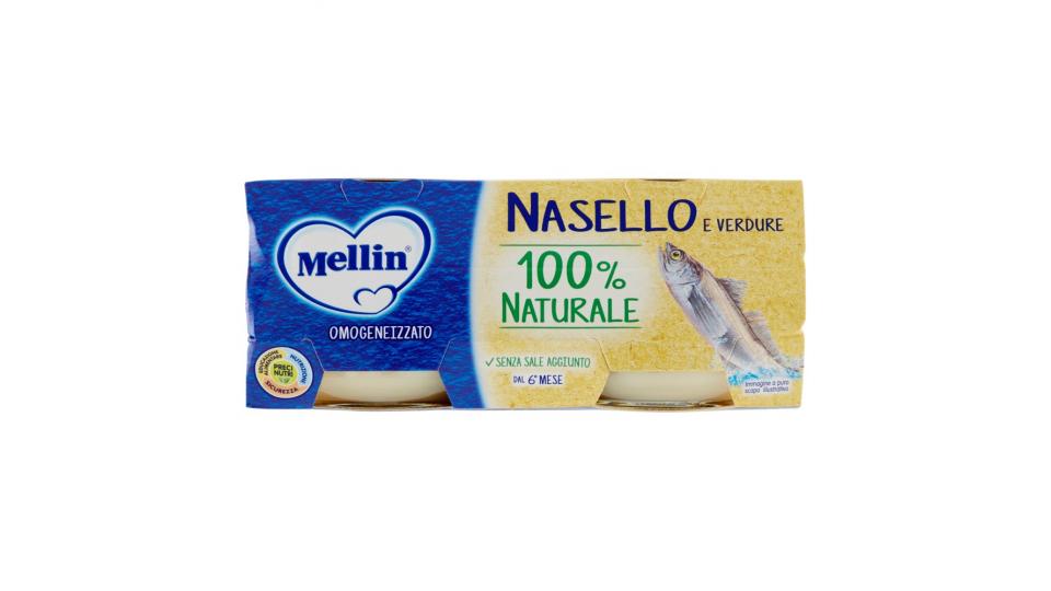 Mellin Nasello e verdure omogeneizzato