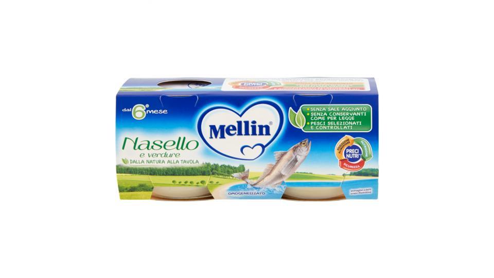 Mellin Nasello e verdure omogeneizzato