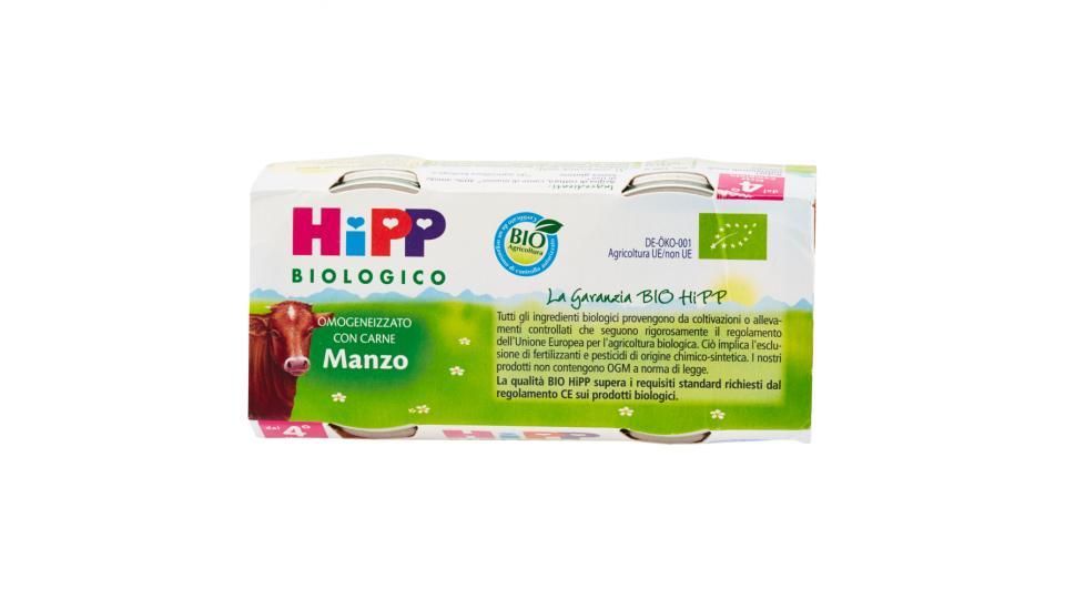 HiPP Biologico Omogeneizzato con Carne Manzo
