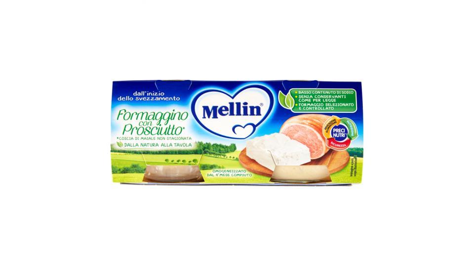 Mellin Formaggino con Prosciutto* Omogeneizzato