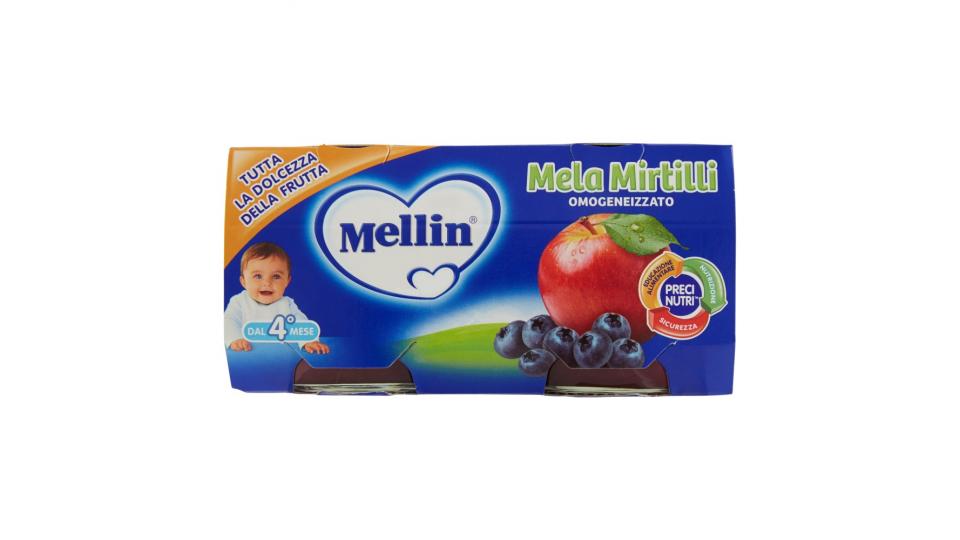 Mellin Mela Mirtilli omogeneizzato