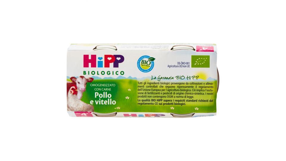 HiPP Biologico Omogeneizzato con Carne Pollo e vitello