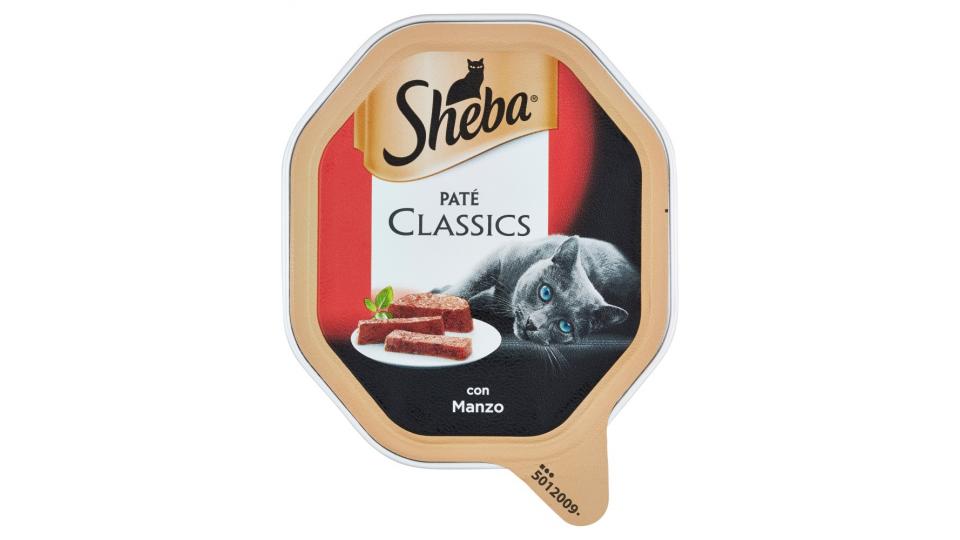 Sheba Paté Classics con Manzo
