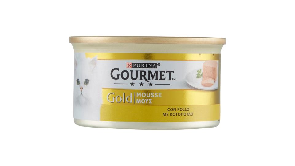 PURINA GOURMET Gold Gatto Mousse con pollo lattina