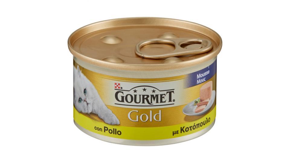 PURINA GOURMET Gold Gatto Mousse con pollo lattina
