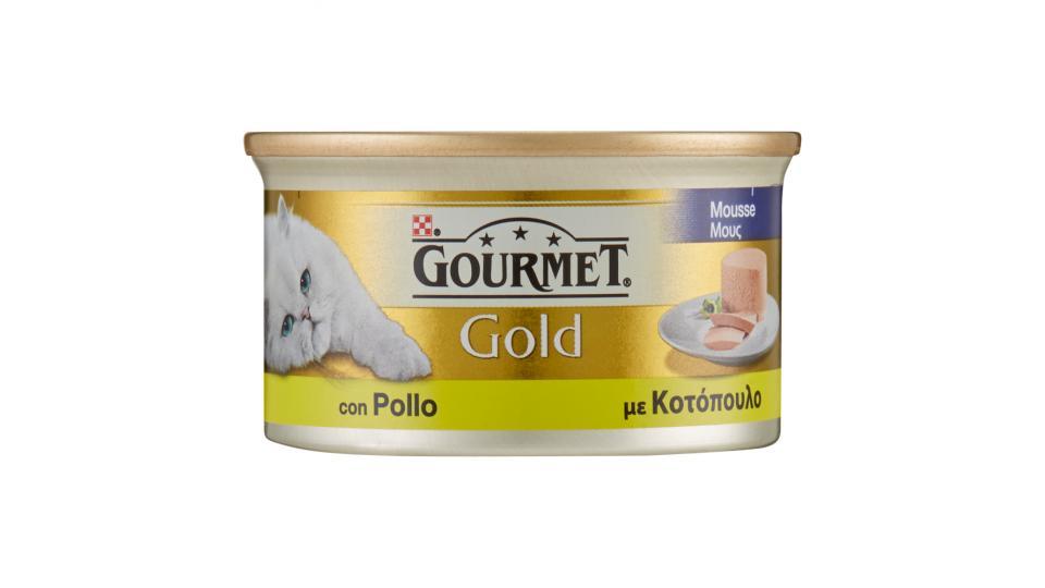 PURINA GOURMET Gold Gatto Mousse con pollo lattina