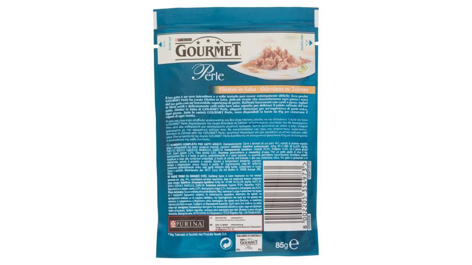 PURINA GOURMET Perle Gatto Filettini in salsa con pollo busta