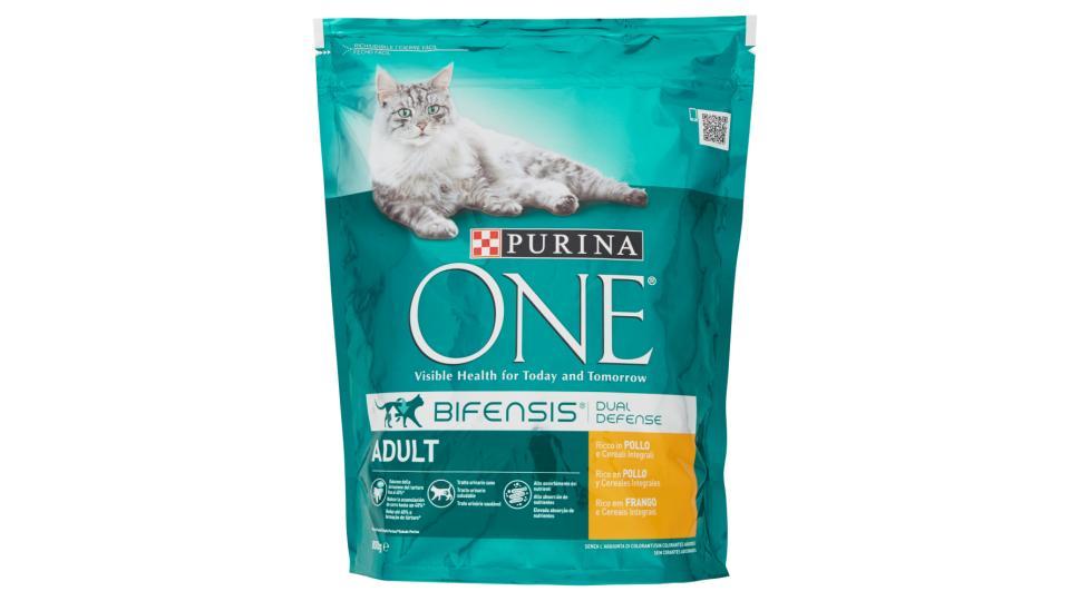 PURINA ONE BIFENSIS Gatto Crocchette Adult Ricco in Pollo e Cereali Integrali Sacco