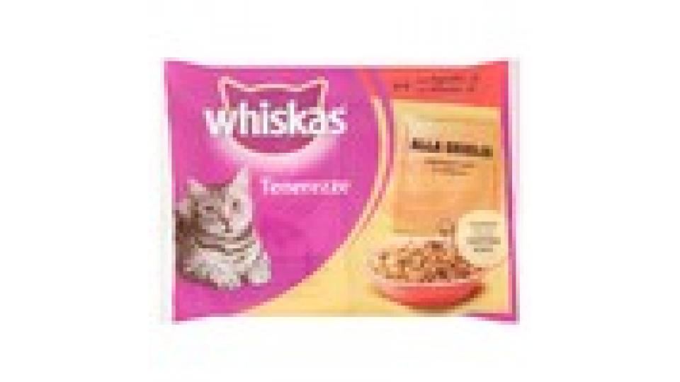 Whiskas Tenerezze alla griglia selezione carne in gelatina