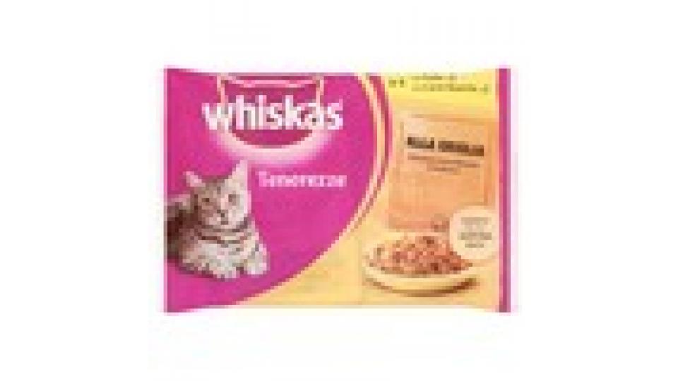 Whiskas Tenerezze alla griglia selezione carni bianche in gelatina