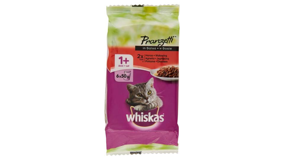 Whiskas Pranzetti in Salsa 1+ Anni