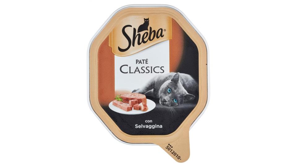 Sheba Paté Classics con Selvaggina