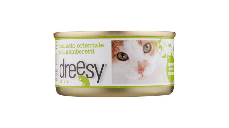 Dreesy Tonnetto orientale con gamberetti lattina gatto