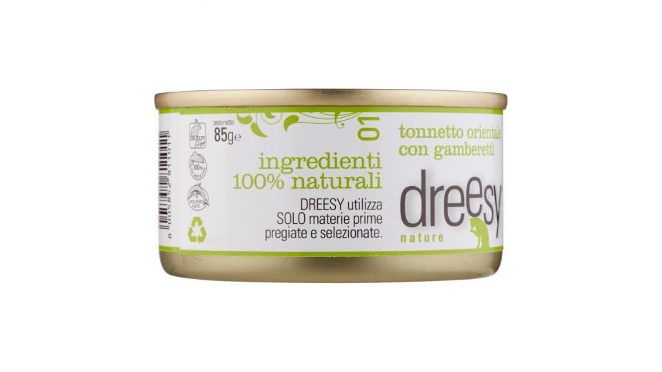 Dreesy Tonnetto orientale con gamberetti lattina gatto