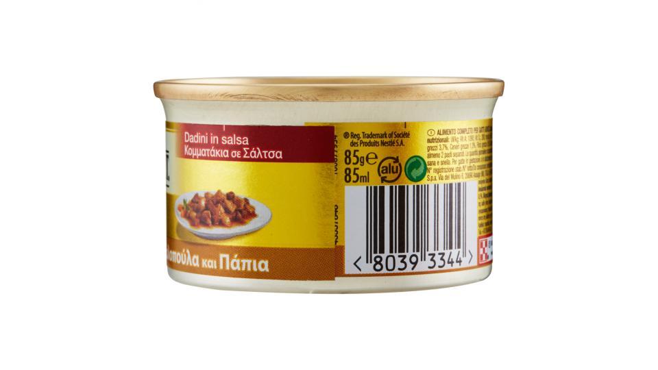 PURINA GOURMET Gold Gatto Dadini in salsa con Tacchino e Anatra lattina