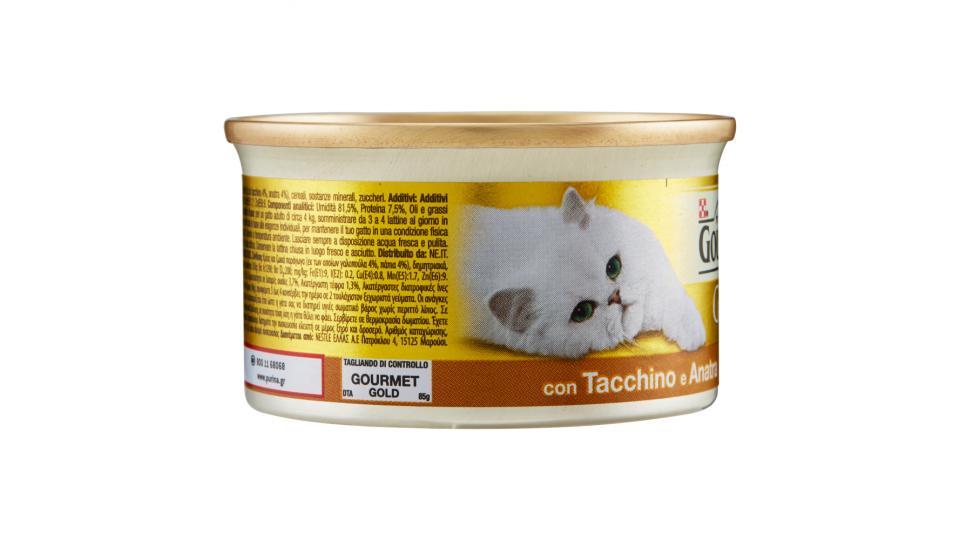 PURINA GOURMET Gold Gatto Dadini in salsa con Tacchino e Anatra lattina