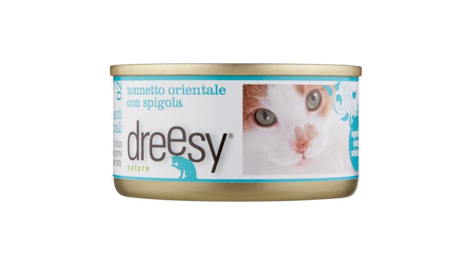 Dreesy Tonnetto orientale con spigola lattina gatto