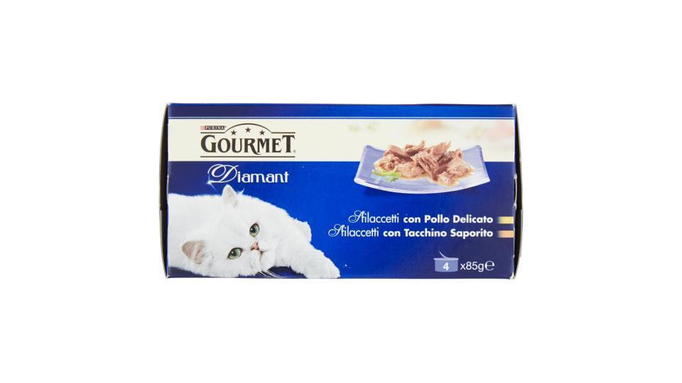 PURINA GOURMET Diamant Gatto con Pollo Delicato e con Tacchino Saporito