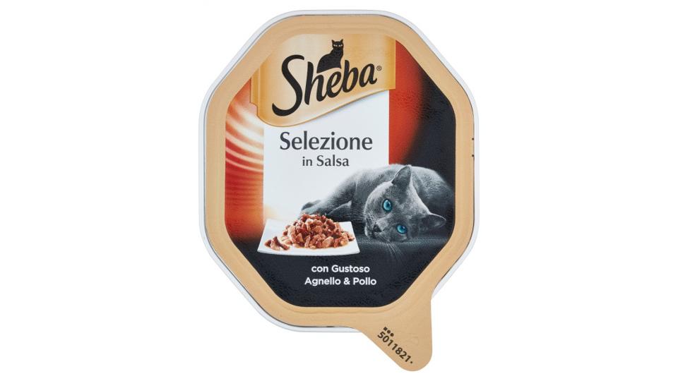 Sheba Selezione in Salsa con Gustoso Agnello & Pollo