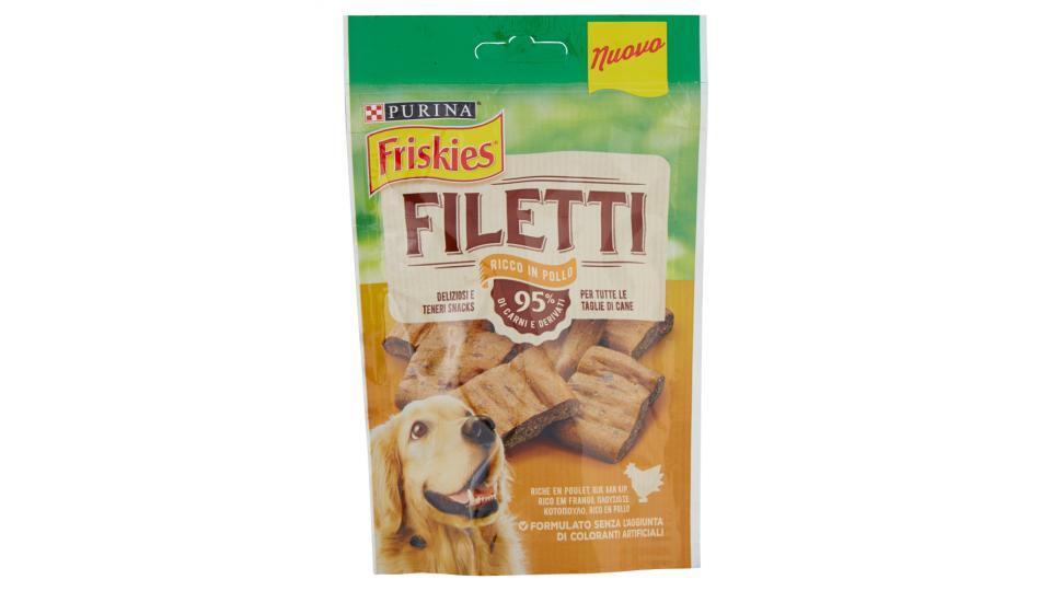 PURINA FRISKIES Cane Snack FILETTI Ricco in Pollo busta