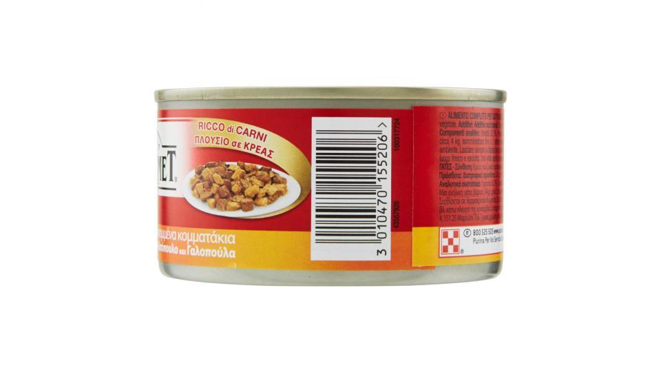 PURINA GOURMET Gatto Sigillo Oro Tocchetti Mignon con Pollo e Tacchino lattina