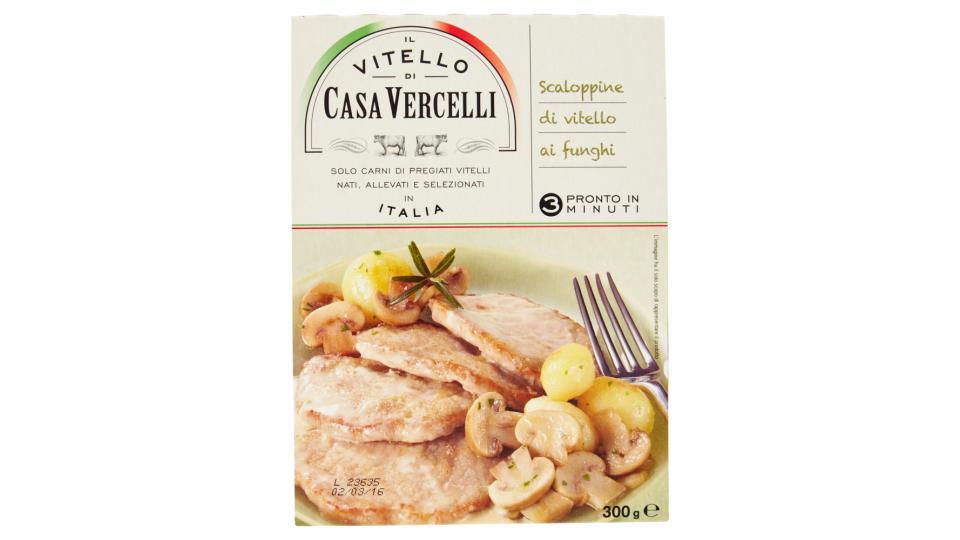 Il Vitello di Casa Vercelli Scaloppine di vitello ai funghi