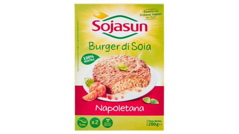 Sojasun Burger di Soia Napoletana