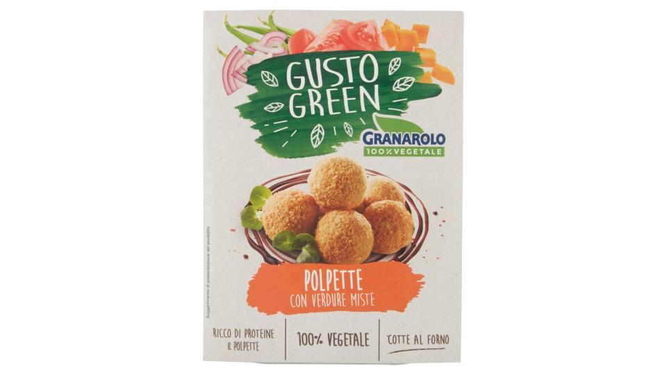 Granarolo 100% Vegetale Polpette Bio Vegetali con Verdure Miste 8 Polpette