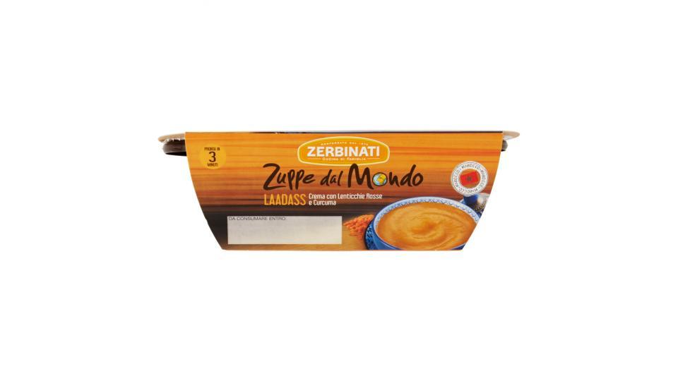 Zerbinati Zuppe dal Mondo Laadass Crema con Lenticchie Rosse e Curcuma