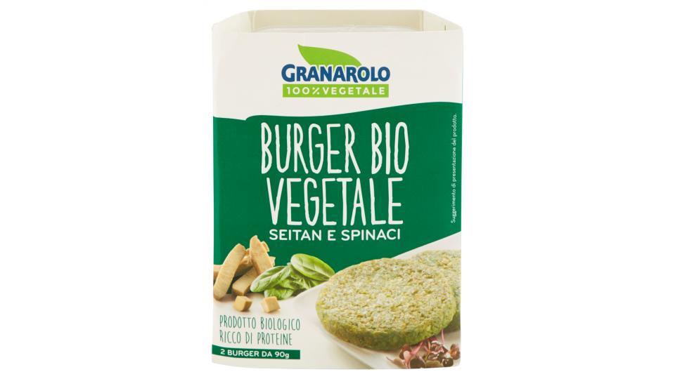 Granarolo 100% Vegetale Burger Bio Vegetale Seitan e Spinaci