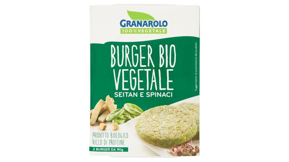 Granarolo 100% Vegetale Burger Bio Vegetale Seitan e Spinaci