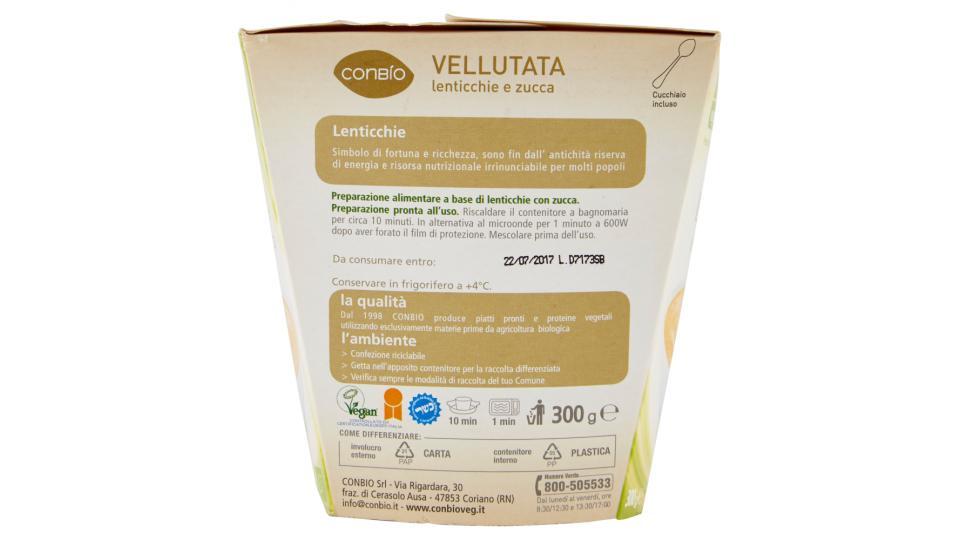 ConBío Vellutata lenticchie e zucca