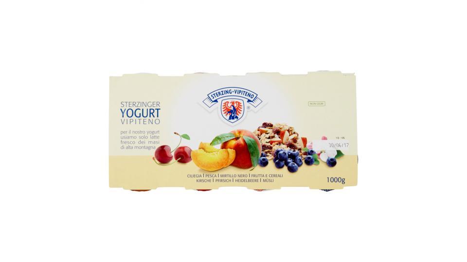 Sterzing Vipiteno Yogurt Ciliegia | Pesca | Mirtillo Nero | Frutta e Cereali