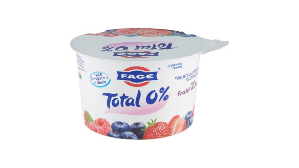 Fage Total 0% con Frutti di Bosco