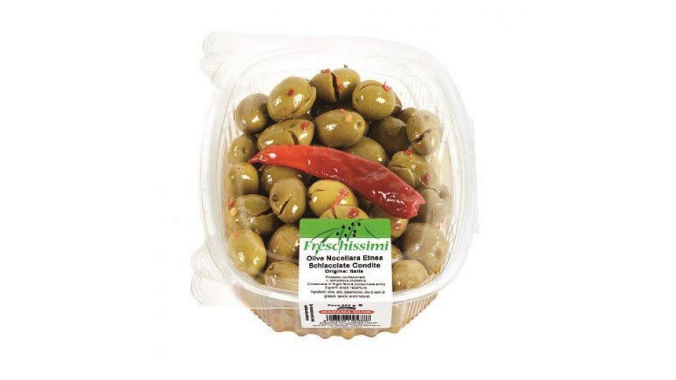 Olive Nocellara Etnea Schiacciate Condite