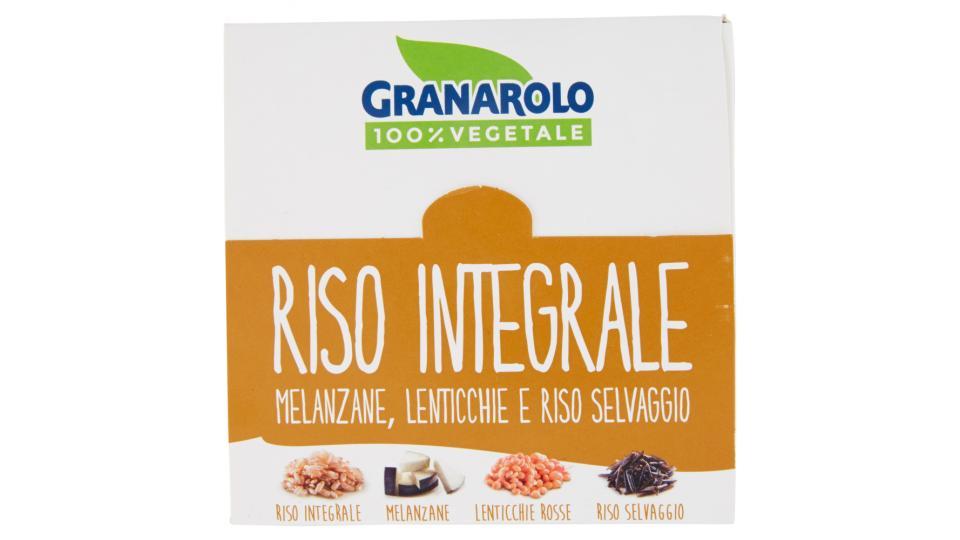 Granarolo 100% Vegetale Riso Integrale Melanzane, Lenticchie e RIso Selvaggio