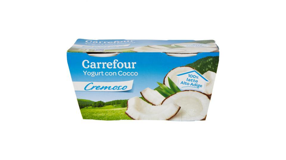 Carrefour Yogurt con Cocco Cremoso
