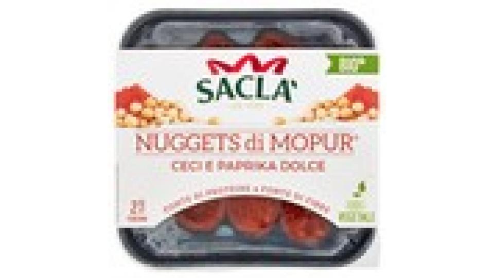 Saclà Bio Nuggets di Mopur Ceci e Paprika Dolce