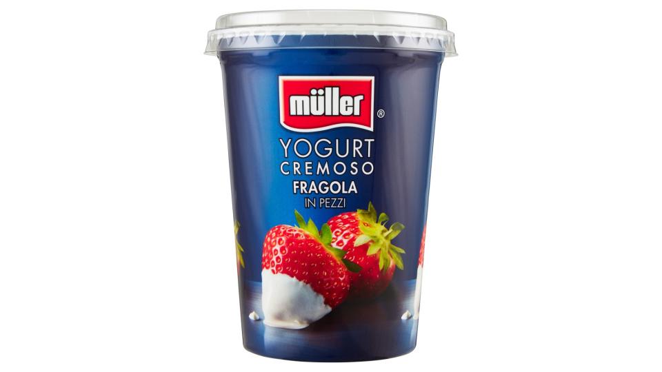 müller Yogurt Cremoso Fragola in Pezzi