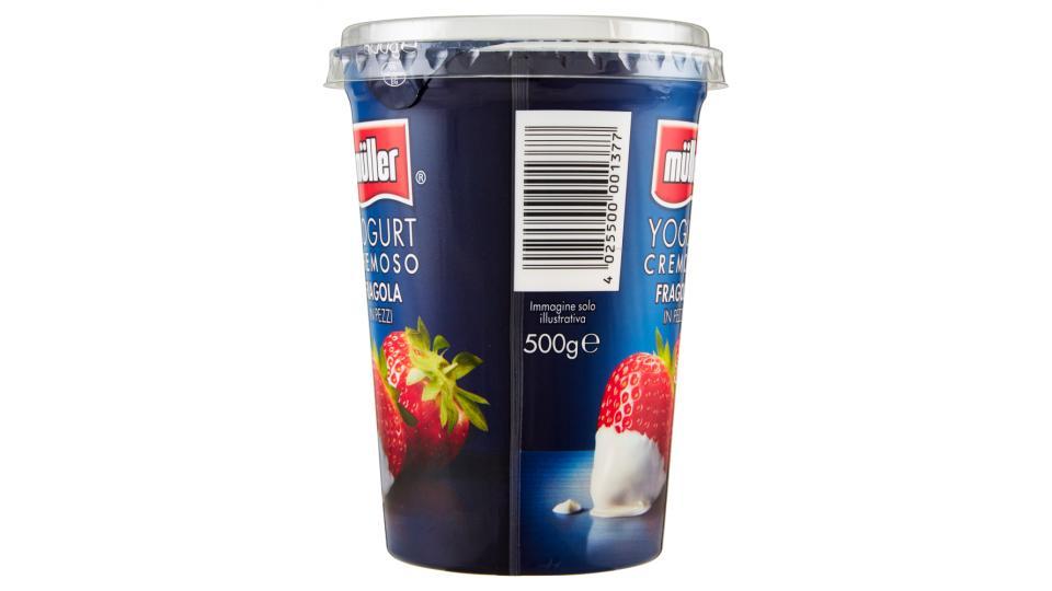 müller Yogurt Cremoso Fragola in Pezzi