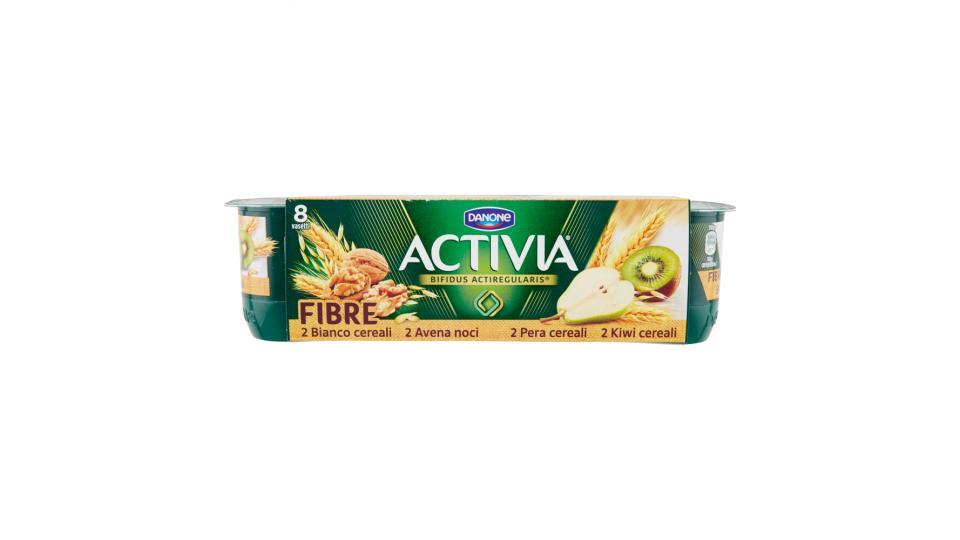 Activia Fibre 2 Avena Noci - 2 Bianco Cereali -2 Kiwi Cereali - 2 Pera Cereali