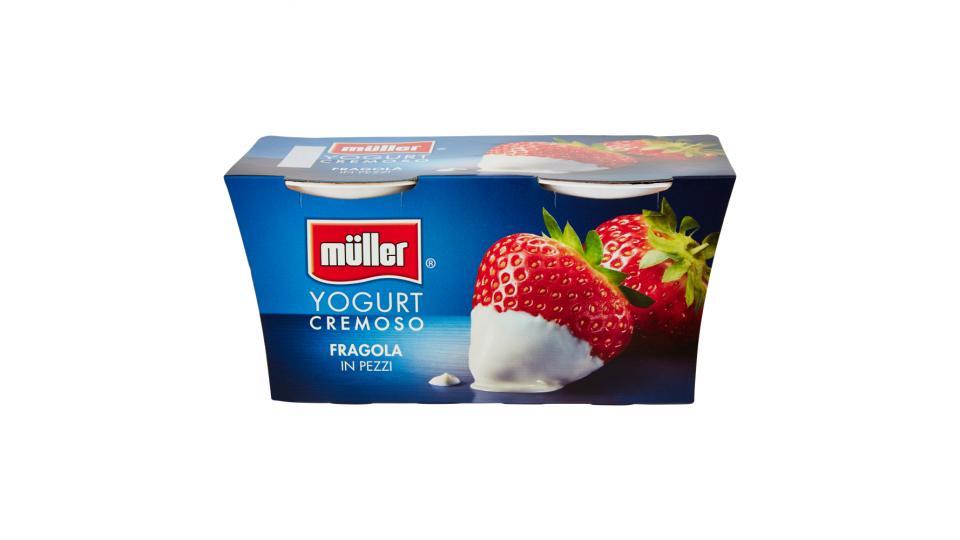 müller Yogurt Cremoso Fragola in Pezzi