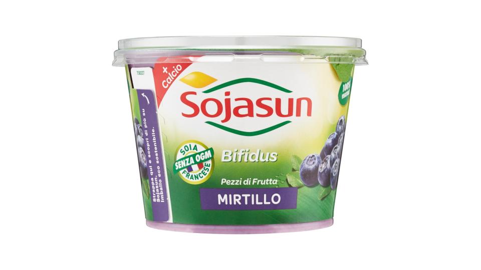 Sojasun Bifidus Pezzi di Frutta Mirtillo