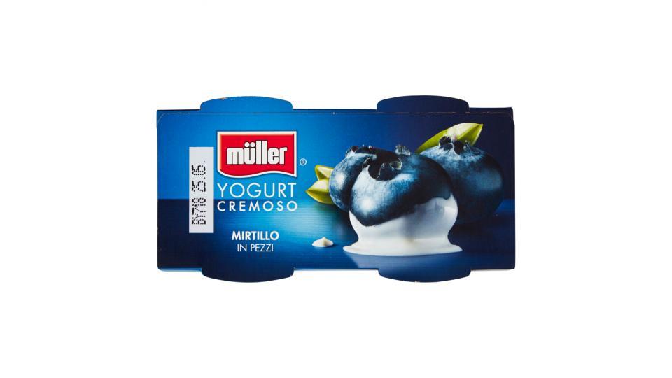 müller Yogurt Cremoso Mirtillo in Pezzi