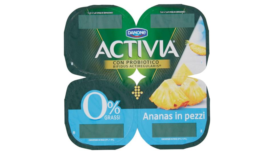 Activia 0% Grassi Ananas in pezzi