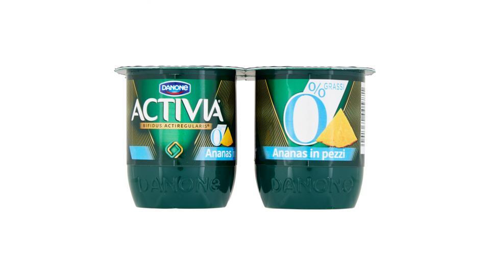 Activia 0% Grassi Ananas in pezzi